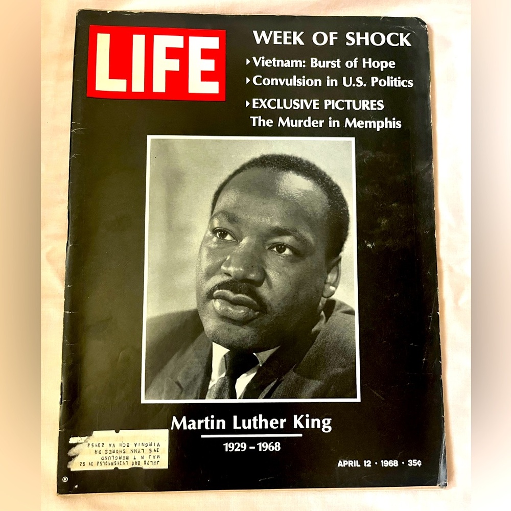 Life Magazine April 12, 1968 Martin Luther King